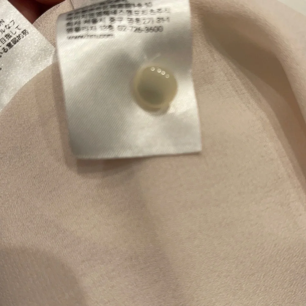 𝅺H&M Conscious Collection Ruffle Cream Muslin water fall Dress - Picture 9 of 9